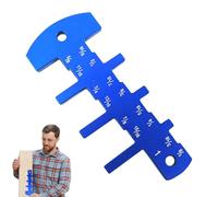 Router Depth Gauge Tool,Height Measuring Gauge for Carpenter,Precision Horizontal Ruler - for Woodworking Carpenter Construction Layout Workshop Building Office Furniture Marking