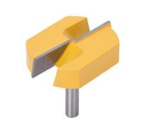 Router Drill Bit YG6 Alloy 8x57mm Bottom Planing Cutter Wood 8mm Shank Diameter Hilitand Bottom Cleaning Router Bit