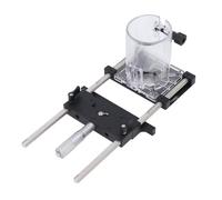 Router Fluting Jig, Aluminum Alloy, High Precision with 0.01mm Accuracy, Adjustable from 0 to 18mm Range, 65mm Woodworking Tool for DIY Enthusiasts and Professional Craftsmen