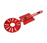 Router Groove Holder, Router Device, Router Cutter, Jig Trimmer, Router Base, Multifunctional Aluminium Alloy Milling Guide for Cutting and Large Circles