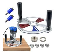 Router Guide for Circles | Adjustable Rail for Cutting and Engraving,Jig for Circular Cutter,For Projects Construction Renovation Workshop Home Cabinetmaking Carpentry