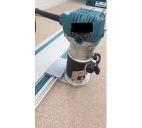 Router Guide Rail Adaptor Compatible with Makita Trimmer DRT50 RT0700 RT001G 40v18v Compatible with Makita Festool Plunge Saw Track