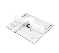 Router Insert, Metal Router Flip Board Aluminum Woodworking Insert Base Plate for Router Table Saw Metal Router Flip (Akozon2wmh7n9yef-13)