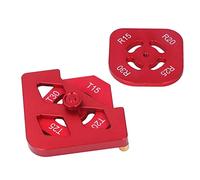 Router Jig for Woodworking, Aluminium Alloy Round Corner Radius Template Set Kit, Smoother Edges Craft, R15 R20 R25 R30 T15 T20 T25 T30 Sizes, Rustproof and, Easy to Use