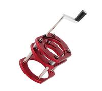 Router Lift Base, Aluminum Alloy Body with Stainless Steel Support Rod, Firm Clamping, 51mm Lifting Height, for Small Trimming Machines with 64-66mm Machine Diameter