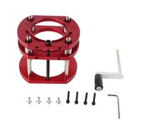 Router Lift Base, Aluminum Alloy Stainless Steel 4 Jaw Clamping Universal Router Table Lifting System Base for Small Trimming Machines