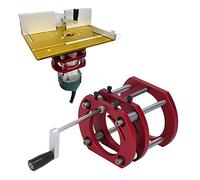 Router Lift Base Small Gong Machine Reversed 4 Alloy Alloy Alloy Crossed