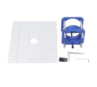 Router Lift Kit | 0 to 54mm Aluminum Alloy Insert Plate for 64-65mm Routers | CNC Machined with Stainless Steel Rod | Enhanced Strength & Controlled Adjustment
