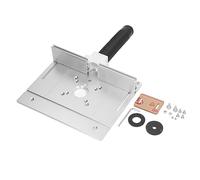 Router Lift Kit Aluminum Alloy - 180° Rotation Multi - Functional Router Table Insert Plate for Precision Woodworking and DIY Projects