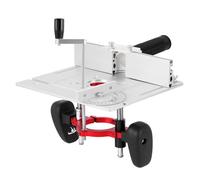 Router Lift Kit Manual Lifting Router Lift System, Updated Router Lifting Base, Alluminum Woodworking Table for Slotting Trimming Chamfering