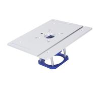 Router Lift Kit, Router Table Insert Plate Aluminum Alloy 0 to 54mm Router Lift Kit for 64 to 65mm Machine for Workbenches, Electric, Nozzles