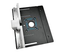 Router Lift Kit W/Aluminum Router Plate for 65mm Diameter Motors Woodworking Router Table Workbench Trimmer Engraving Machine Woodworking Tools(Set G)