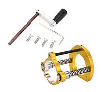 Router Lift System Aluminum Alloy Stainless Steel Woodworking Router Table Lift Base with Handle 65MM High Strength Easy to Assemble for Professional Amateur Woodworkers