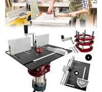 Router Lift System for Woodworking and Engraving, Enhanced Stability and Maximum Lift, Ideal for Workbench and Table Insert Applications