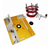 Router Lift System, Precision Aluminum Router Lift for Woodworking, Maximum Lift 51mm, Engraving Machine Workbench Base Support
