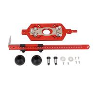 Router Milling Groove Bracket 3 in 1 Multifunctional Aluminum Alloy Adjustable Router Jig Tool for Woodworking Projects with Circle Cutting Straight Milling and Grooving