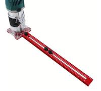 Router Milling Groove Bracket | 4 in 1 Aluminiumprecision Milling Groove Bracket,Cabinet Hardware Jig, Jig Router Templates, Adjustable Cabinet Template Tool