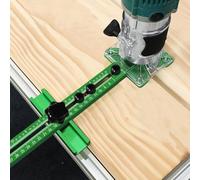 Router Milling Groove Bracket, 4In1 Router Milling Tool for Precision in Woodworking, Compatible with Various Materials and Sizes(A)