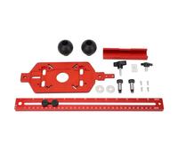 Router Milling Groove Bracket Aluminum Alloy 3 in 1 Multifunctional Router Circle Cutting Jig Guide for Woodworking Projects Robust Construction Versatile Functionality Foldable