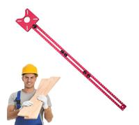 Router Milling Groove Bracket - Aluminum Support Kit, Cabinet Hardware Jigs | Woodworking Brackets, Metal Router Tools Suitable for Various Boards, Medium Density Fiberboard, 17.52 Inch