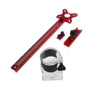 Router Milling Groove Bracket with Aluminum Alloy Detachable Base, Suitable for Decorative Flower Boards and Fine Woodworking Boards (B)