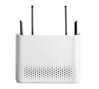 Router Organizer Box - Wall Mounted Storage, Compact Cable Stand, Wi-Fi Device Holder, Space Saving Organization System | for Bedroom, Apartment, Study Room, Kitchen, Living Room, Office, A