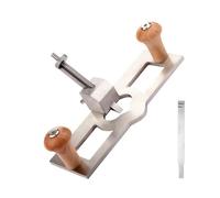 Router Plane Adjustable Blade Stainless Steel Hand Wood Planer Compact and Portable with Comfortable Wooden Handle for Precision Woodworking