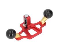 Router Plane, Compact Multifunctional High Strength Adjustable Depth Aluminum Handheld Woodworking Tool Ergonomic High Carbon Steel for Trimming