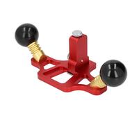 Router Plane Woodworking Tool, Aluminum Alloy Handheld Grooving Plane, Adjustable Depth Single Line Right Angle Planer with High Carbon Steel Blade for Trimming and