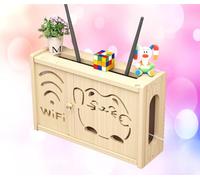 Router Rack Mount Router Storage Box Wall Mounted Wireless Router Storage Box Wifi Router Shelf Extension,B-36x24cm