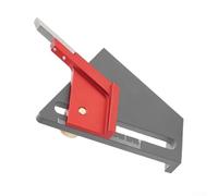 Router Setup and Table Saw Gauge - Aluminum Alloy Woodworking Marking Tool with Measurement Ruler for Center Finding and Layout in Carpentry Projects(Black)