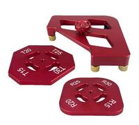 Router Shapes, Hand Tools Rounded Aluminium Alloy, Model for Router Corners, Radius Corners Edges Boxes Trimming Circular Joints Milling Curves