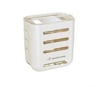 Router Storage Box for TV Set Top Box and Router Organized Wire Management Solution for Home and Office (Four layers)