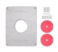Router Table Insert Plate Aluminum Alloy High Precision Woodworking Shock Absorption for 1611 1615 FEINRT 1800 625 624 Machines 300x235x10mm
