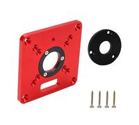 Router Table Insert Plate Aluminum Router Trimming Machine Flipping Board Woodworking Carving Machine Accessories