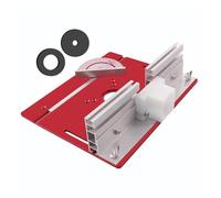 Router Table Insert Plate - Smooth Sliding Router Plate | Board for Milling Aluminium Alloy Inverted Lifting Base for Woodworking, Accurate Miter Gauge Guide for Table Router