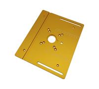 Router Table Insert Plate Woodworking Benches Table Saw W Miter Gauge Guide Aluminium Profile Fence Sliding Brackets Woodworking Tools(Gold-B)