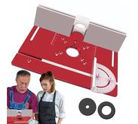 Router Table Insert,Router Plate Insert,Woodworking Benches with Miter Gauge Guide - Multifunctional Sliding Cutout Engraving Table for Engineers