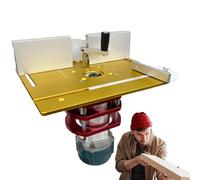 Router Table Lift - Heavy Duty Aluminum Alloy Router Lift System Kit - Anti-rust Lifting System Base Clear Scale Woodworking Tools Engraving Tools For Woodworking & Engraving Machine