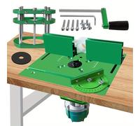 Router Table Lift System, Router Table Insert Plate, Woodworking Accessories Systems Kits for Engraving Slotting verge Trimming Machines
