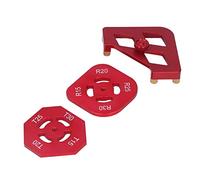 Router Template Aluminium Alloy Round Corner Radius Jig Tool Set for Woodworking Photo Frame Chair Table Furniture Red