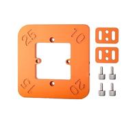 Router Templates Woodworking, Corner Jig Template Router Table, 5.51 x 5.51 Inches, Heavy-Duty Board Arc Cutting Tool, Precision Auxiliary Tool for Handmade Studio & Workshop