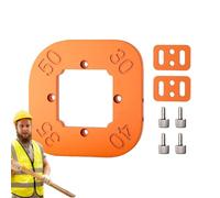 Router Templates Woodworking, Corner Jig Template Router Table, 5.51 x 5.51 Inches, Heavy-Duty Board Arc Cutting Tool, Precision Auxiliary Tool for Handmade Studio & Workshop