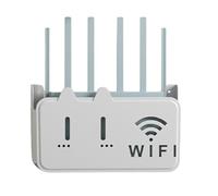 Router Wall Mount | Adhesive Acrylic Router Holder Back for Wall Mount | Cable Storage Shelf, Multifunctional Decorative Router Holder for Set-To