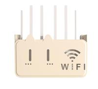 Router Wall Mount, Cable Wall Mount,Acrylic Router Holder Adhesive Back for Wall Mount | Multifunctional Decorative Space Saver Shelf for Cable