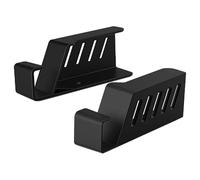 Router Wall Mount - Floating Heavy Duty Small Shelf Speakers Solid Metal Construction Compact Space Saving Design | Speaker Shelf Webcam Mesh Wifi Black Elect Machines