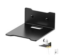 Router Wall Shelf - Metal Router Rack, Av Under Shelf | WiFi Router Holder, Wall Display Shelf for Camera, Audio TV Projector, Player