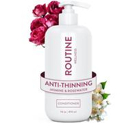 Routine Wellness Anti-Thinning Deep Conditioner for Thinning Hair - DHT Blocker for Hair Loss in Men & Women - Promotes Healthy Hair - Jasmine & Rosewater 14oz