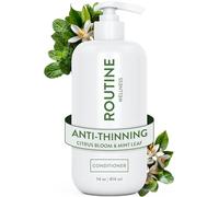 Routine Wellness Anti-Thinning Deep Conditioner for Thinning Hair - DHT Blocker for Hair Loss in Men & Women - Promotes Healthy Hair - Citrus Bloom & Mint Leaf 14oz