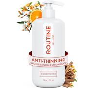 Routine Wellness Anti-Thinning Deep Conditioner for Thinning Hair - Strengthening DHT Blocker Formula for Men & Women - Promotes Fuller-Looking, Healthier Hair - 14 oz Orange Blossom & Sandalwood